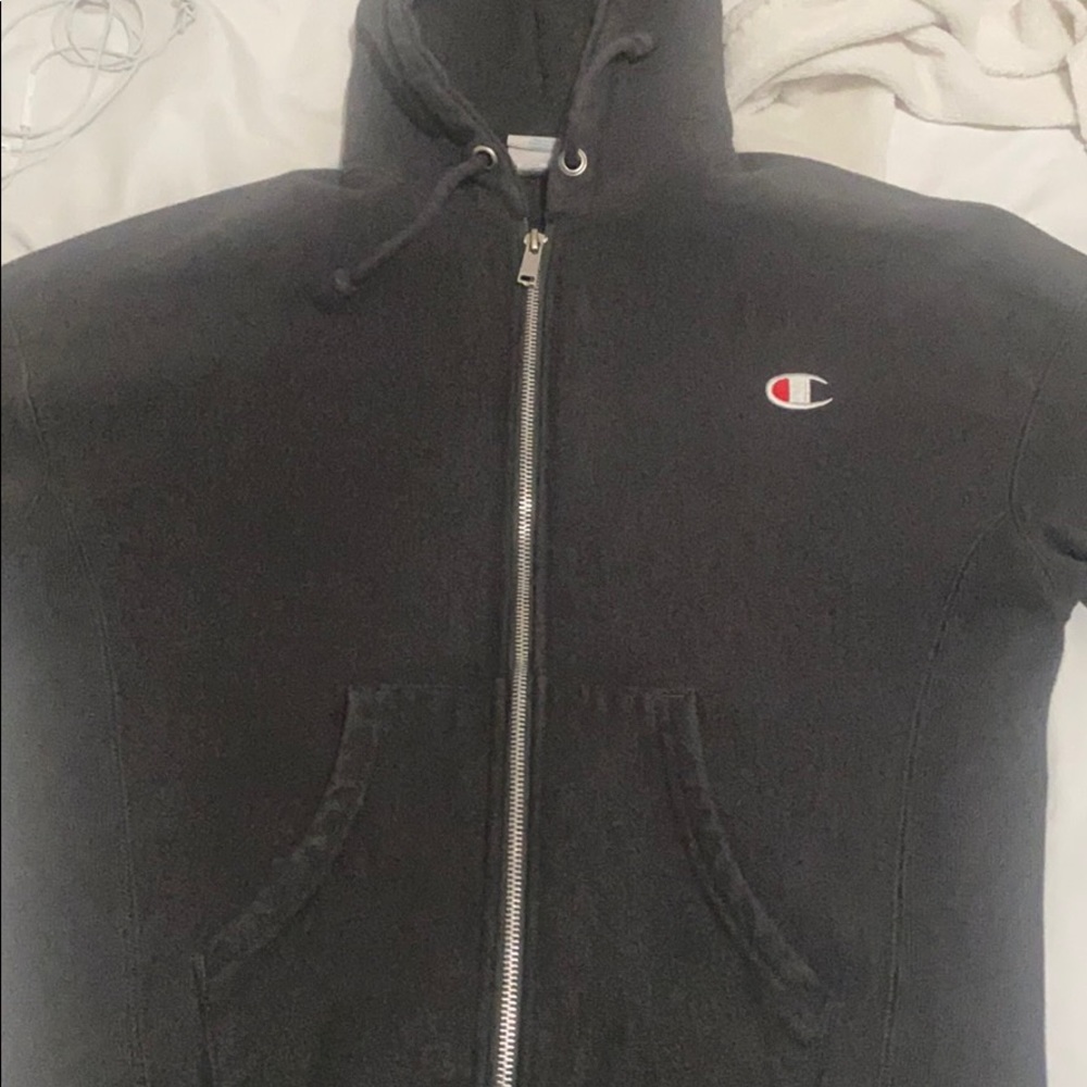 gray champion jacket